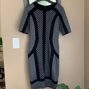 BCBGMAXAZRIA Knit Sleeve Dress Sz Small